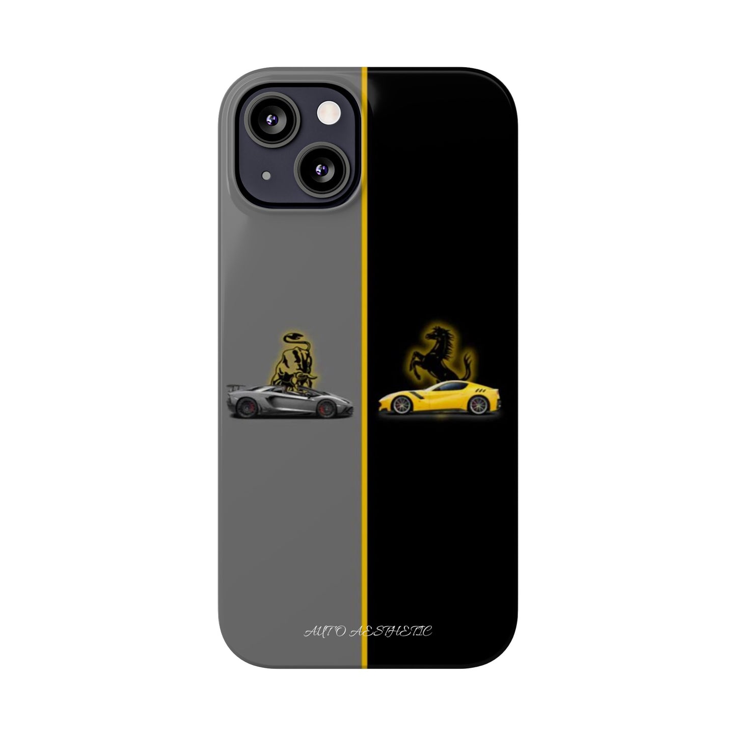 Lamborghini vs Ferrari Phone Case