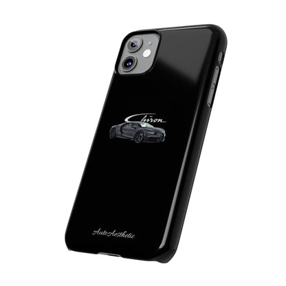 Bugatti chiron black Phone Case