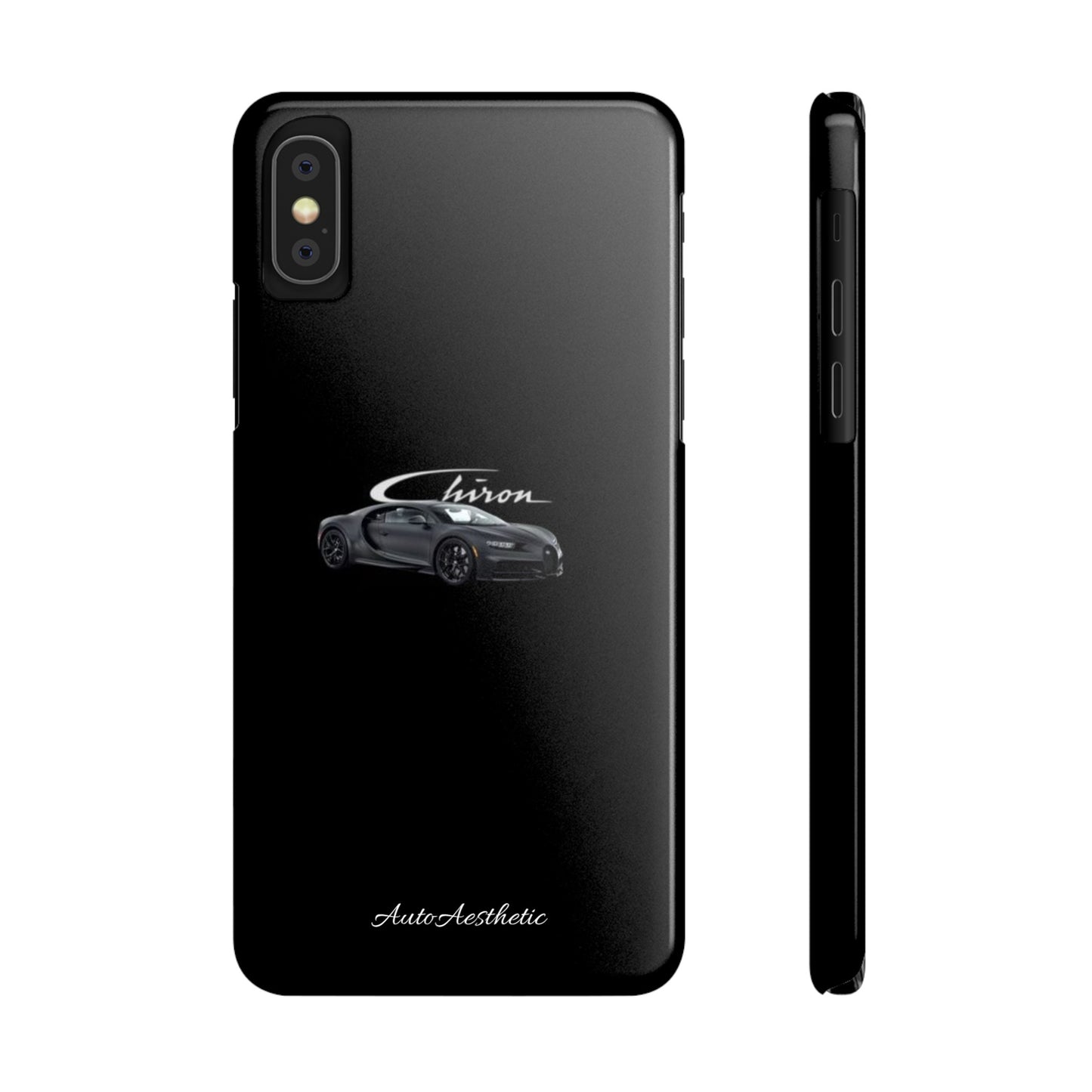 Bugatti chiron black Phone Case