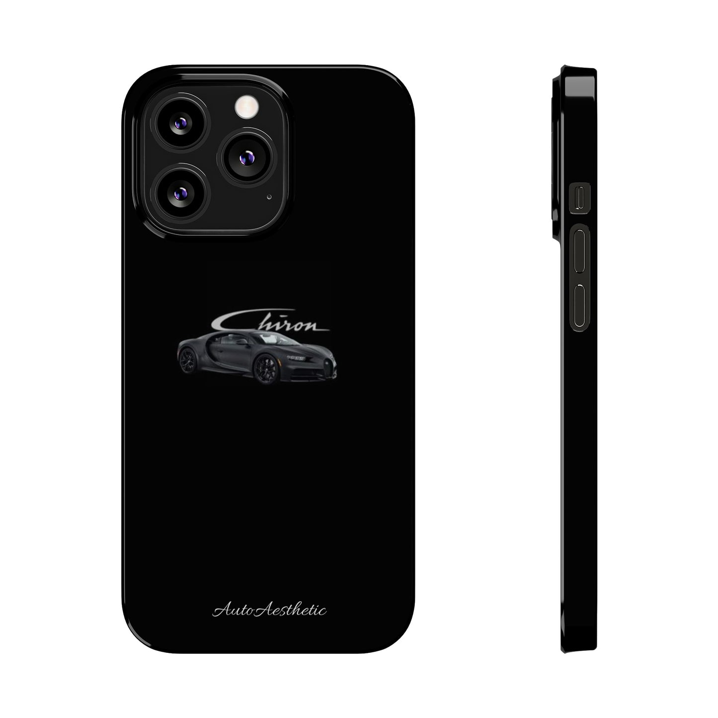 Bugatti chiron black Phone Case