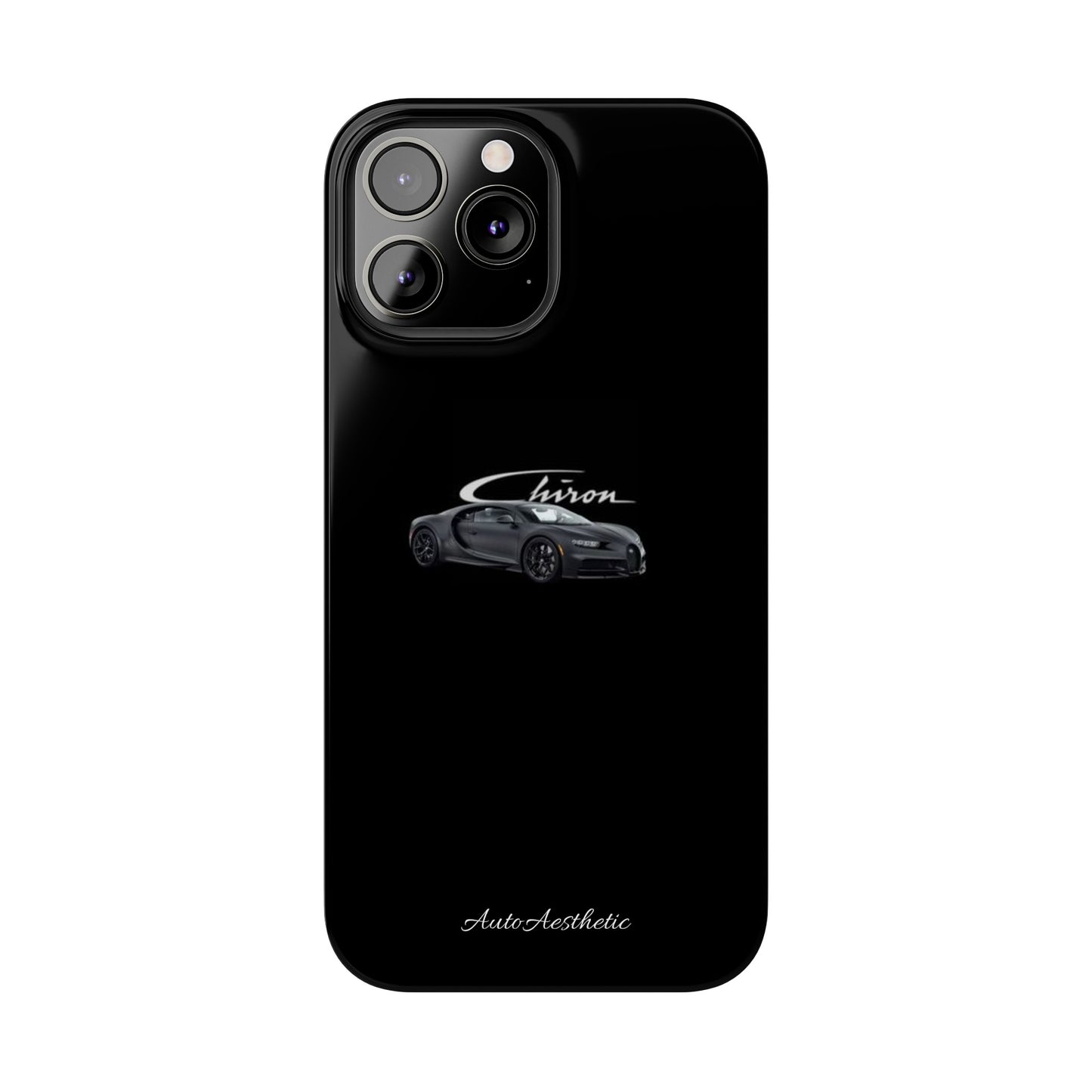 Bugatti chiron black Phone Case