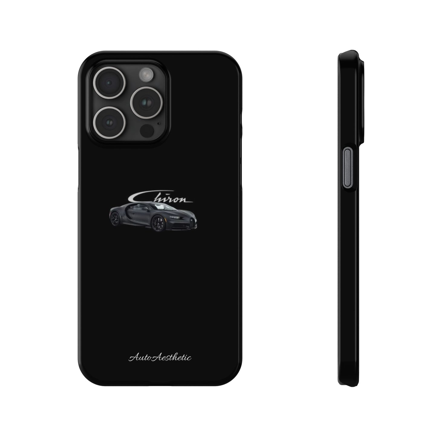 Bugatti chiron black Phone Case