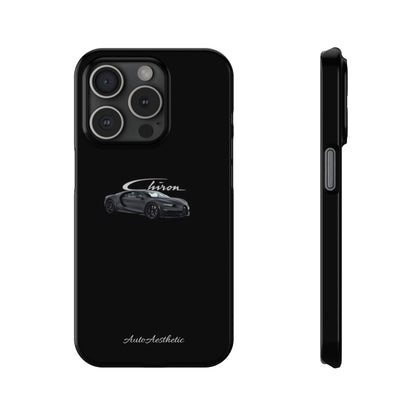 Bugatti chiron black Phone Case