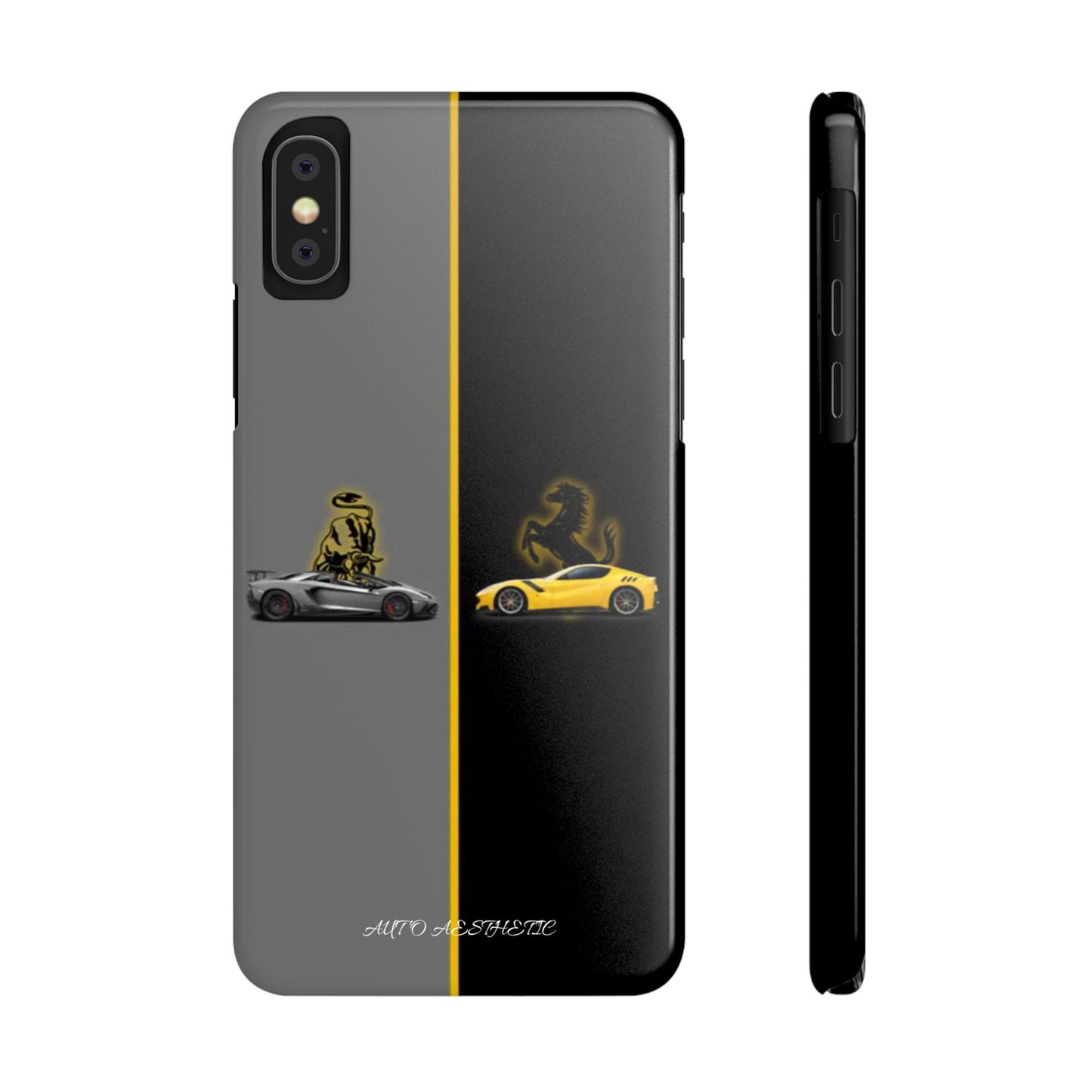 Lamborghini vs Ferrari Phone Case