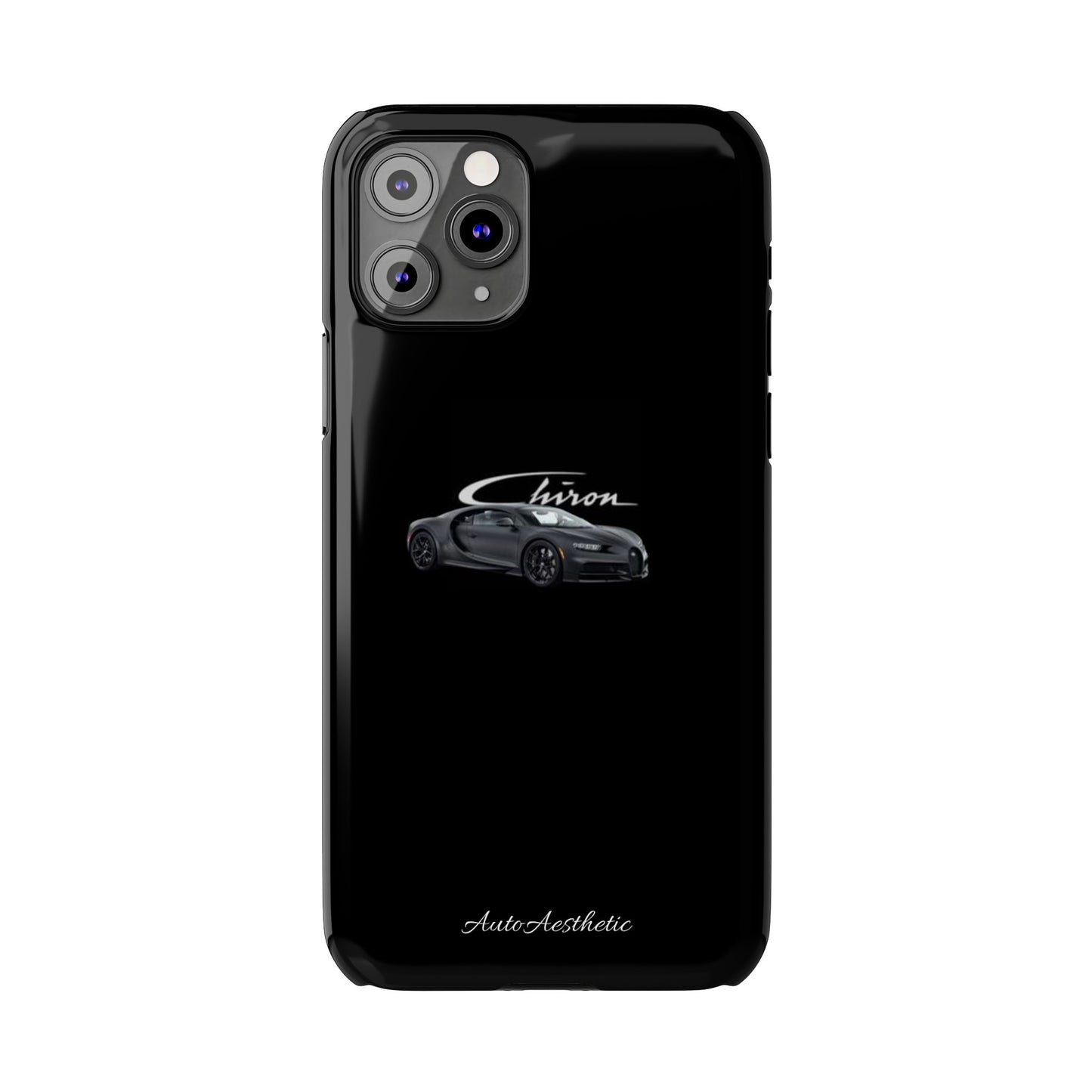 Bugatti chiron black Phone Case