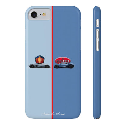 Bugatti vs Koenigsegg Phone Case