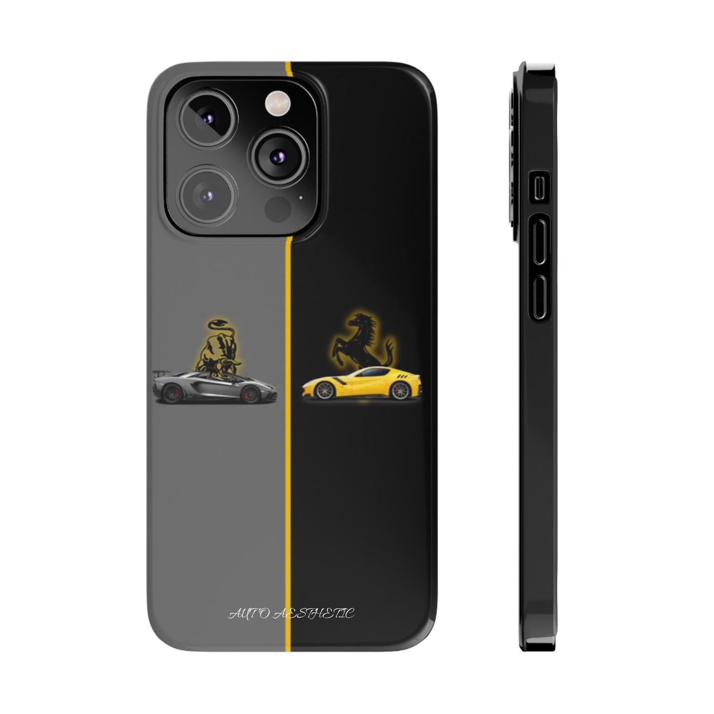 Lamborghini vs Ferrari Phone Case