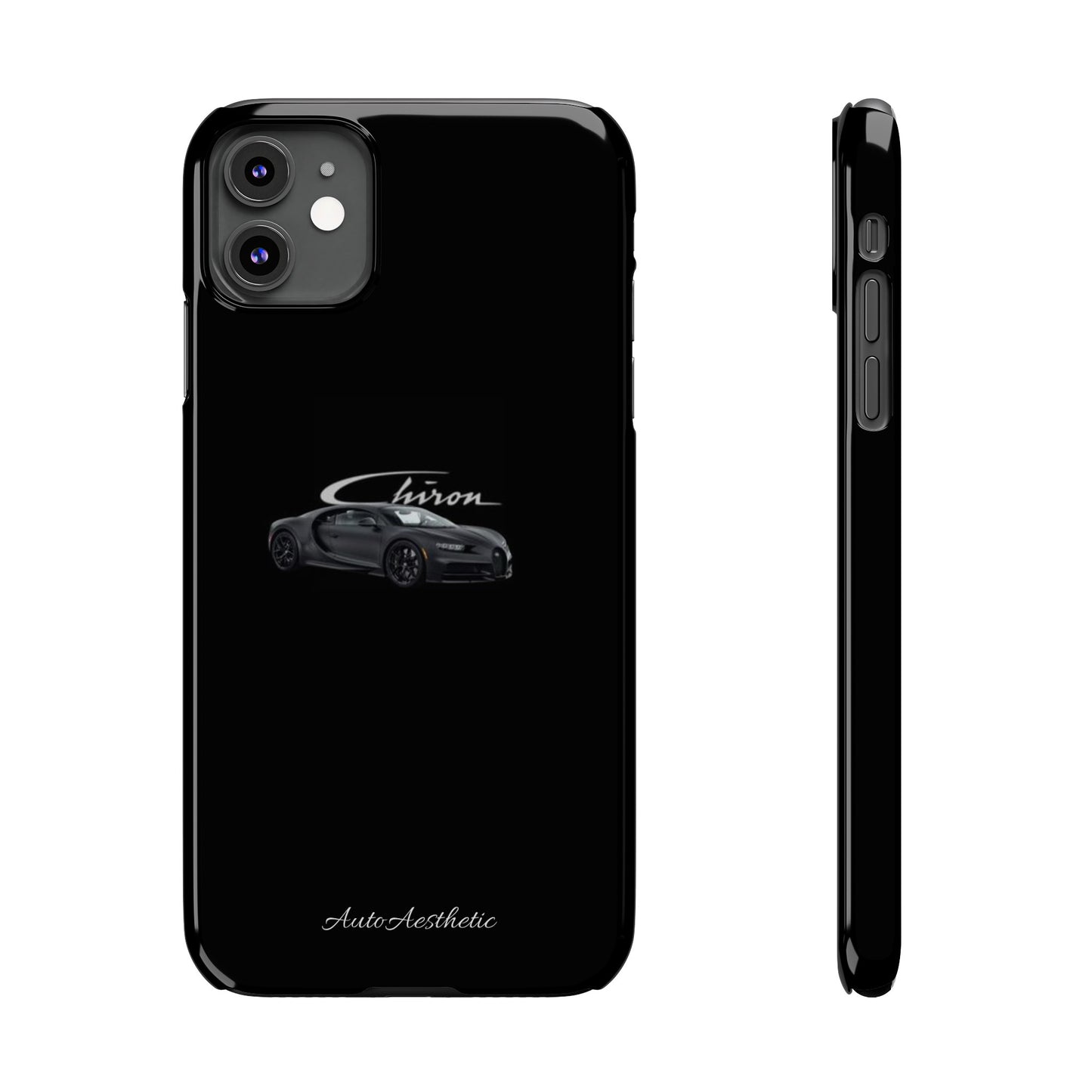 Bugatti chiron black Phone Case