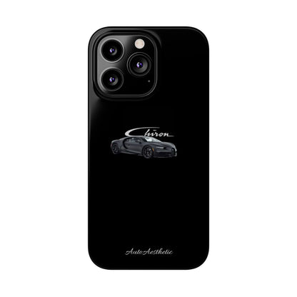 Bugatti chiron black Phone Case