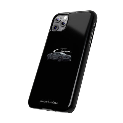 Bugatti chiron black Phone Case