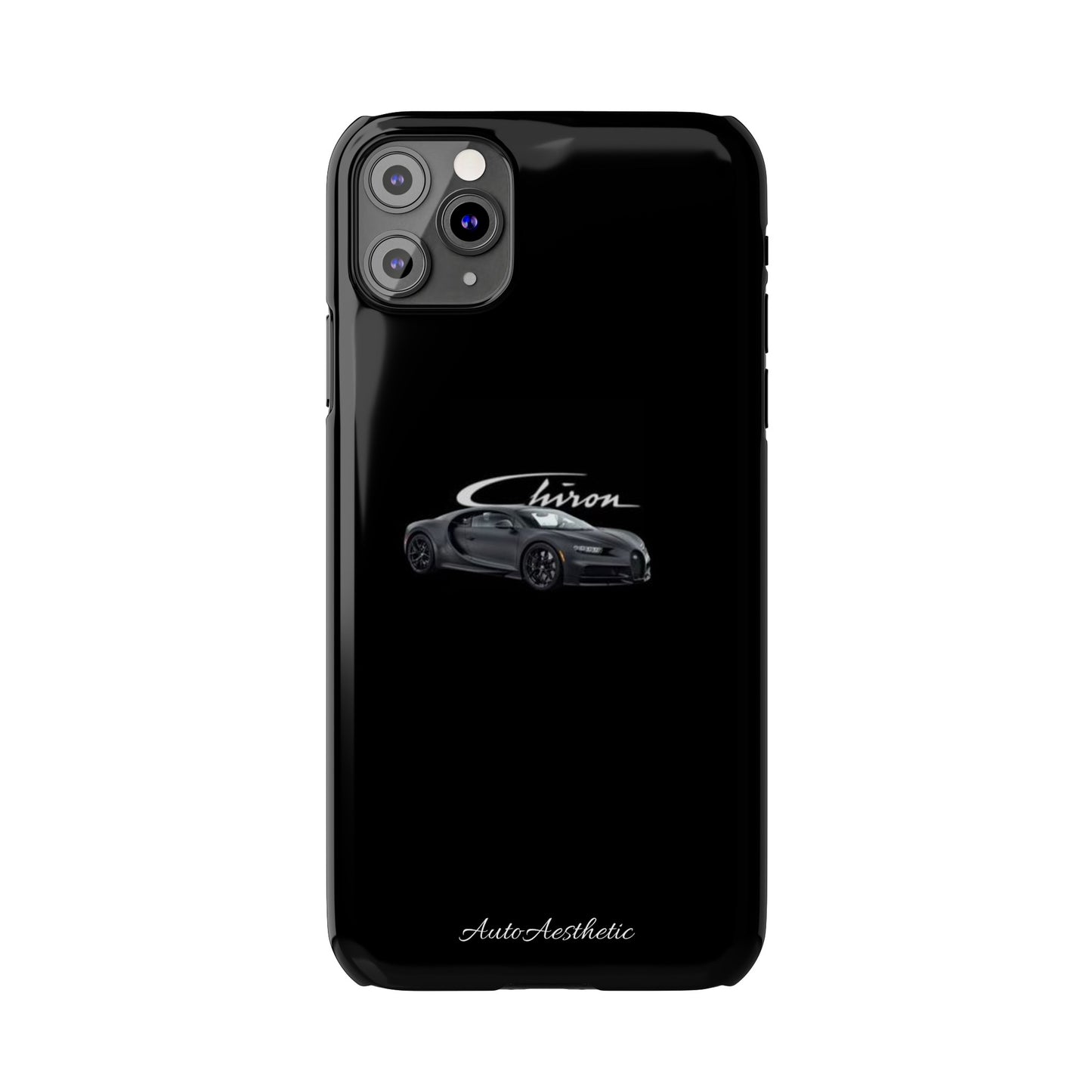 Bugatti chiron black Phone Case