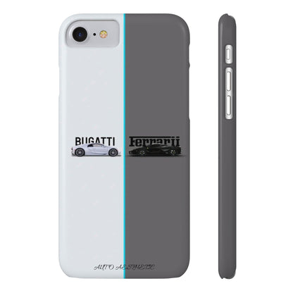 Buggati vs Ferrari Phone Case