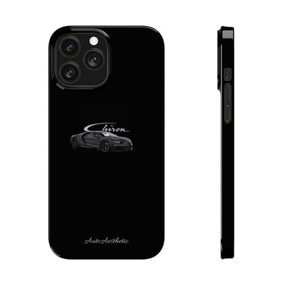 Bugatti chiron black Phone Case