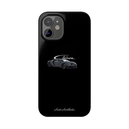 Bugatti chiron black Phone Case