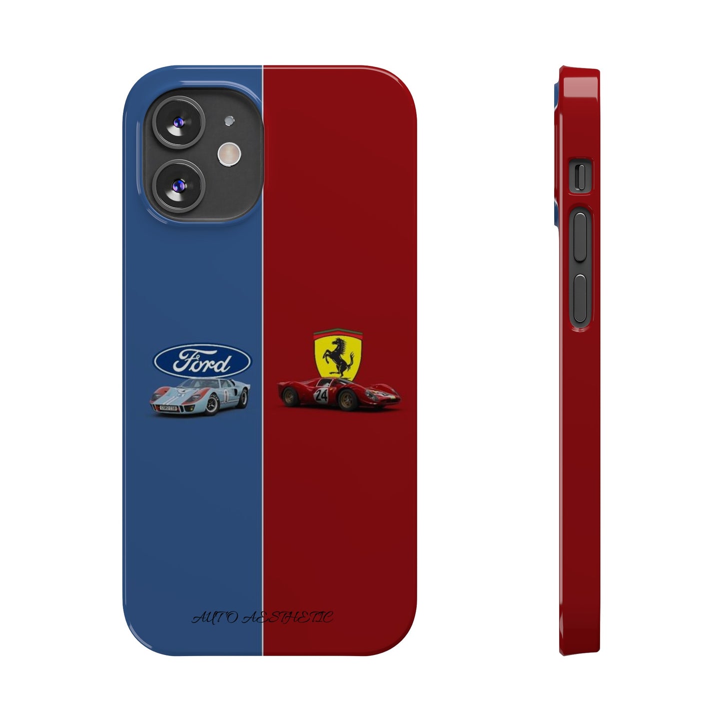 Ferrari vs Ford Phone Case