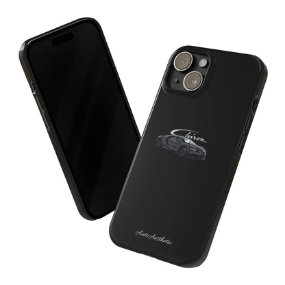 Bugatti chiron black Phone Case