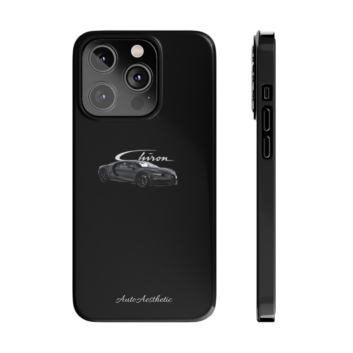 Bugatti chiron black Phone Case