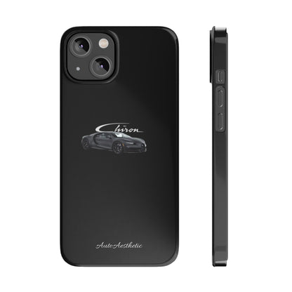 Bugatti chiron black Phone Case