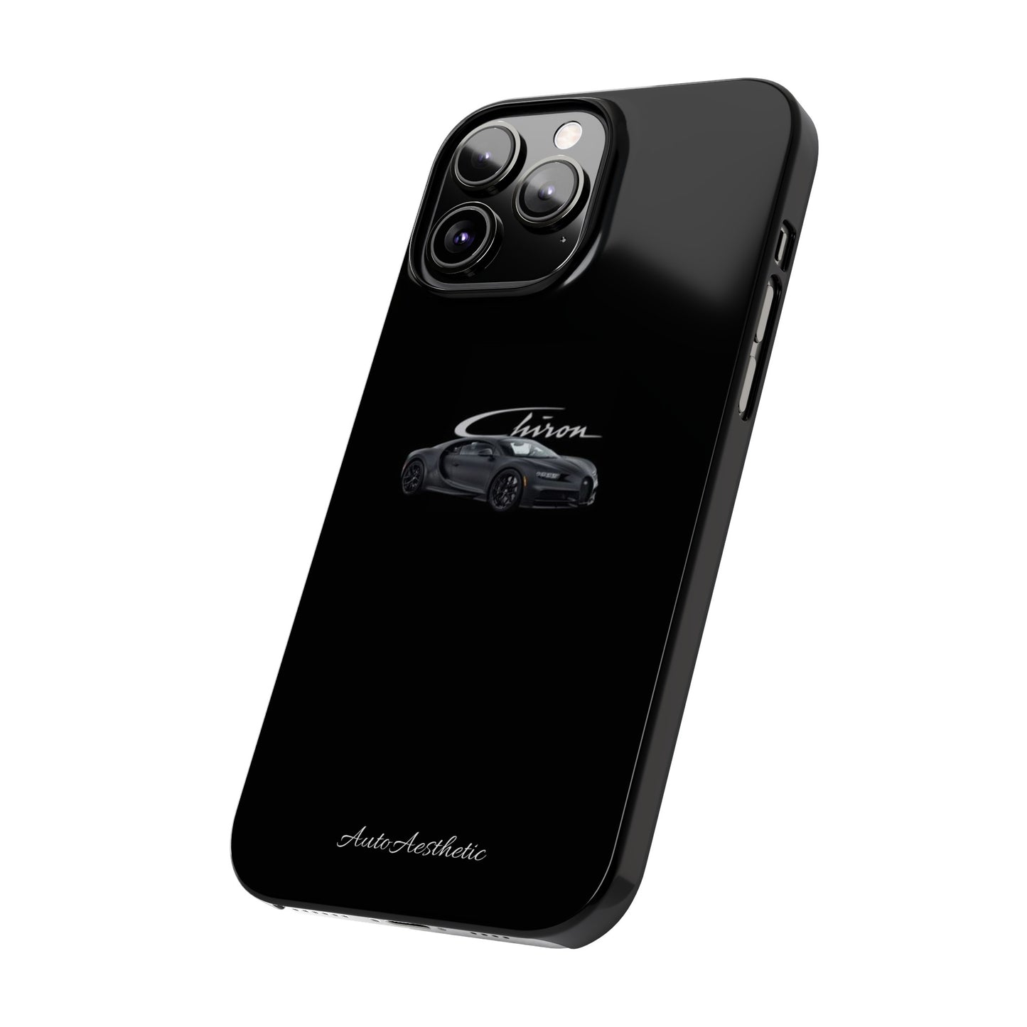 Bugatti chiron black Phone Case