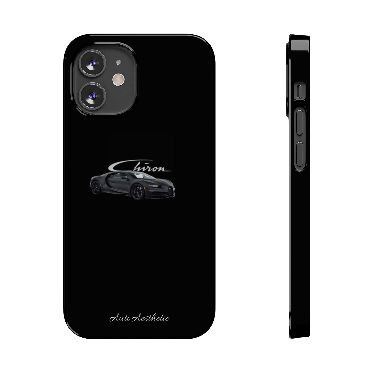 Bugatti chiron black Phone Case