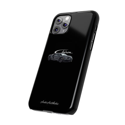 Bugatti chiron black Phone Case